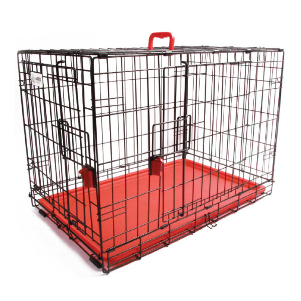 Coloured Wire Crate Red • Valemount Trading • MPets Dog Carriers