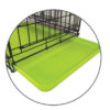 Coloured Wire Crate - Green - Image 4