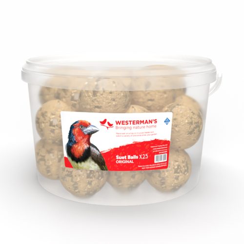 Westerman's 25 x Mini Original Suet Snack Ball Tub