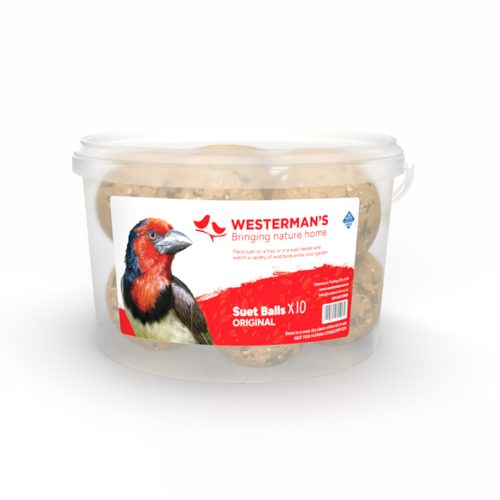 Westermans 10 x Original Suet Snack Ball Tub