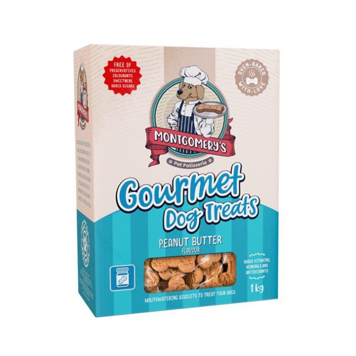 Montgomery's Dog Treats - Peanut Butter 1kg