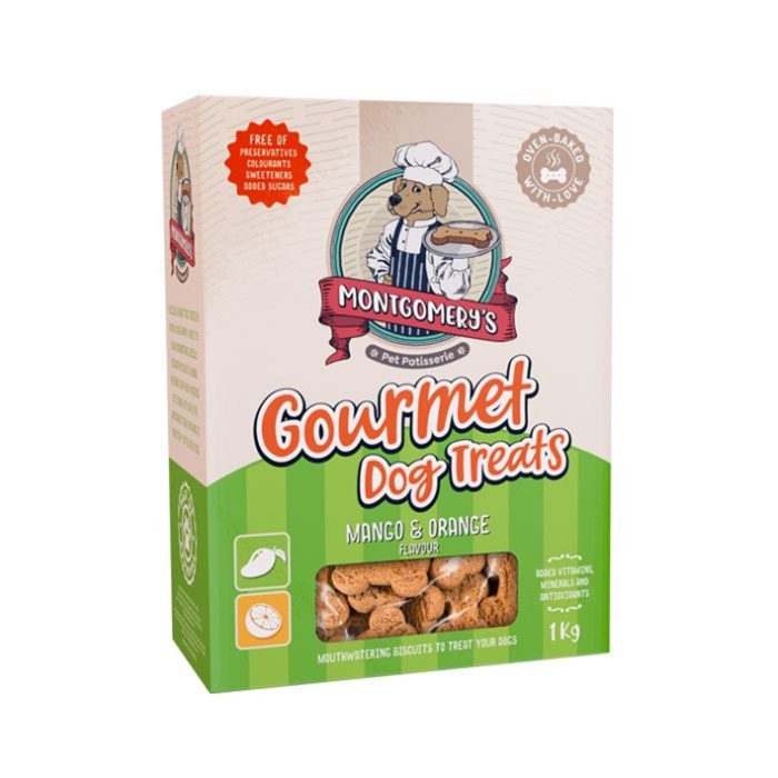 Montgomery's Dog Treats - Mango & Orange 1kg