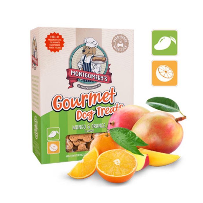 Montgomery's Dog Treats - Mango & Orange 1kg