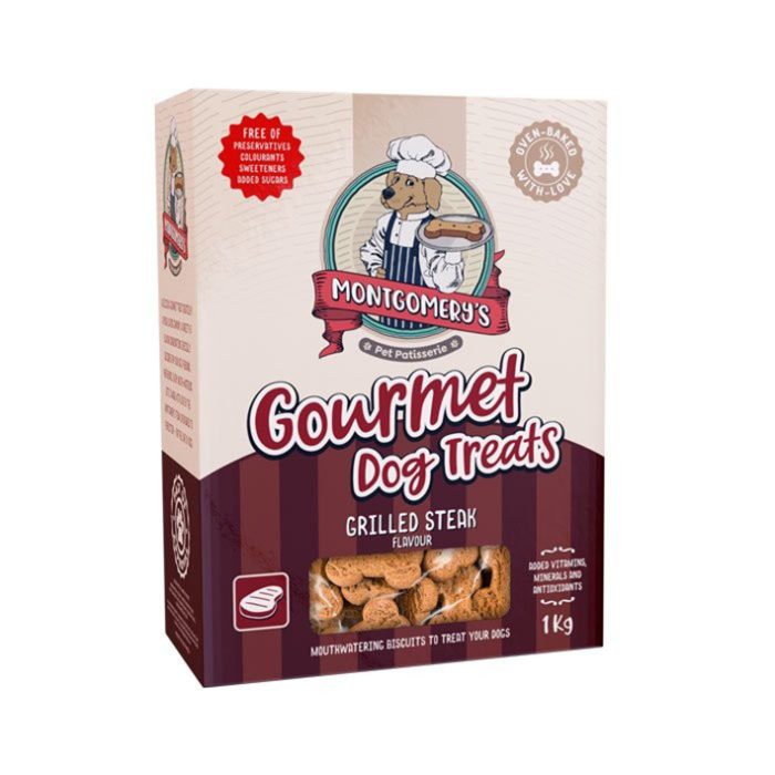 Montgomery's Dog Treats - Grilled Steak 1kg