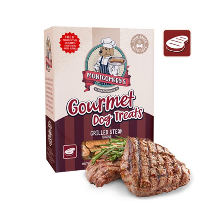 Montgomery's Dog Treats - Grilled Steak 1kg