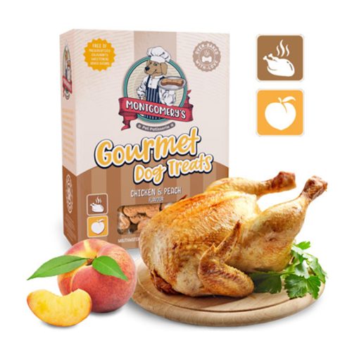 Montgomery's Dog Treats - Chicken & Peach