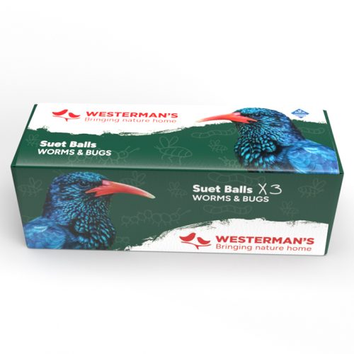 Westerman's 3-Pack Worms & Bugs Suet Snack Balls