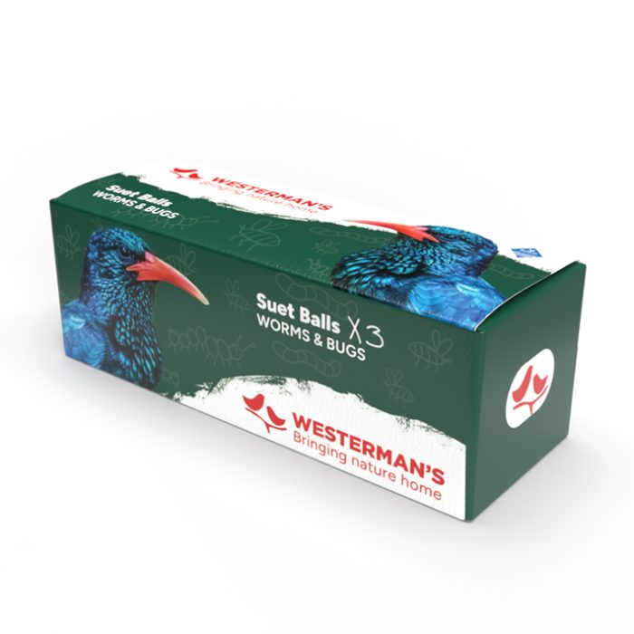 Westerman's 3-Pack Worms & Bugs Suet Snack Balls