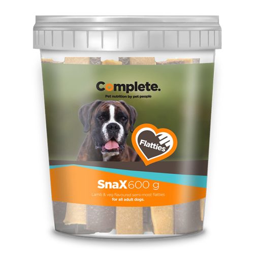Complete Snax Treat Lamb & Veg Flatties 600g