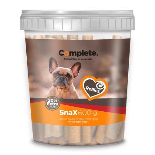 Complete Snax Treat Chicken Rollies 600g